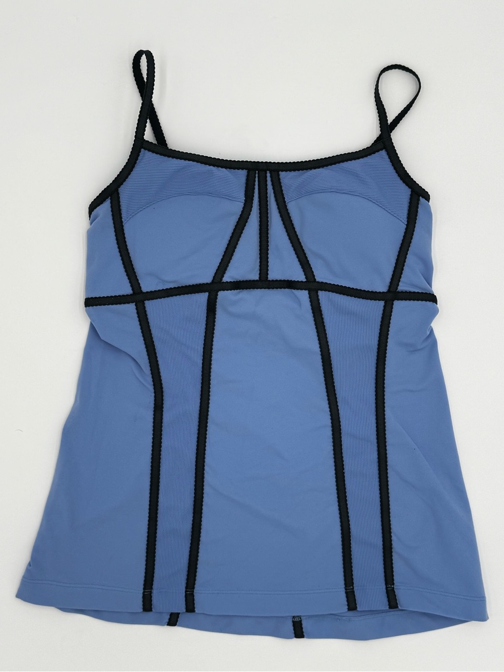 Lululemon Blue Tank Top with Black Trim